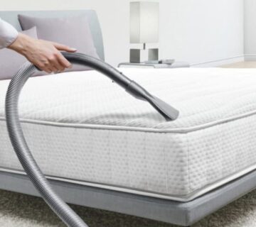 غسيل وتعقيم المراتب